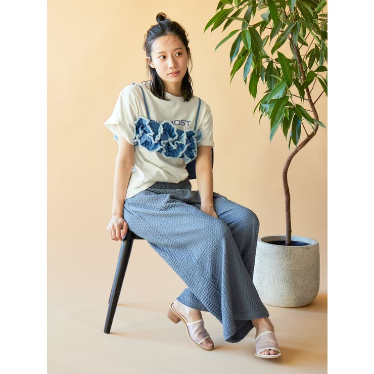 【WEB限定】ジャカードラフパンツ | Ungrid | 詳細画像10 