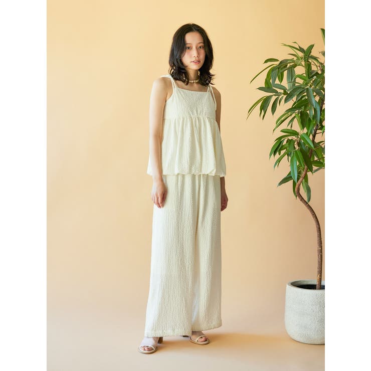 【WEB限定】ジャカードラフパンツ | Ungrid | 詳細画像3 