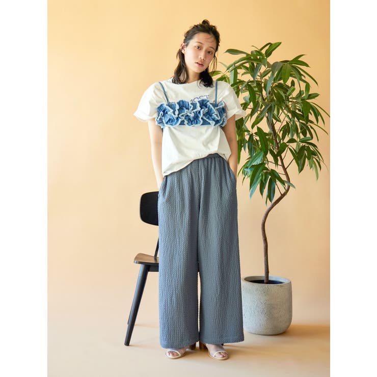 【WEB限定】ジャカードラフパンツ | Ungrid | 詳細画像9 