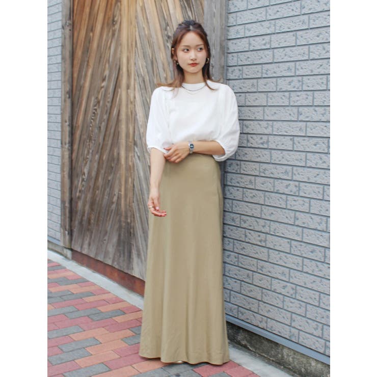 ベージュ | フィットフレアスカート | Ungrid