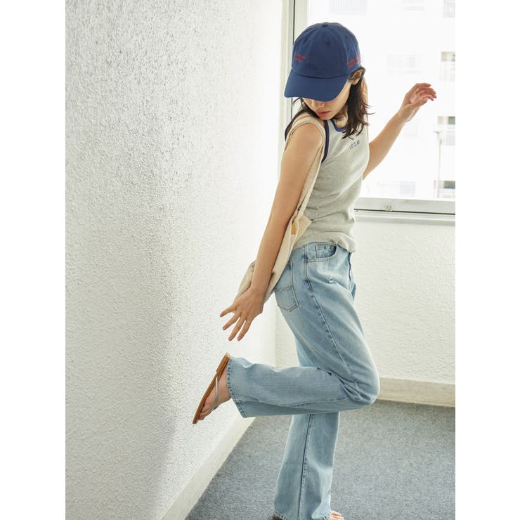 ネイビー | エンブロイダリーカラーロゴキャップ | Ungrid