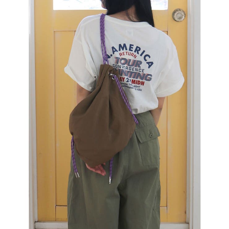 ナイロン混ナップサック[品番：MKSW0063698]｜Ungrid（アングリット