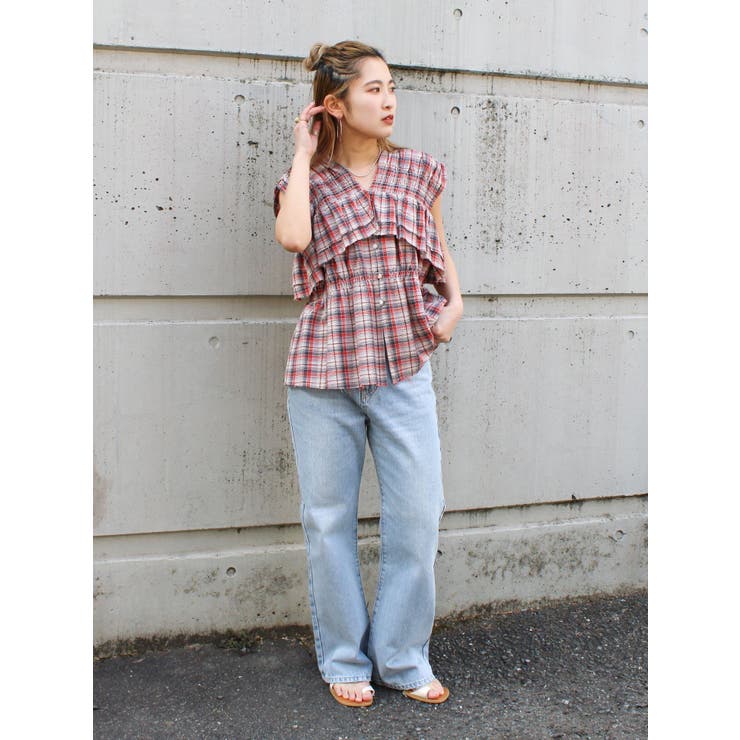 【WEB限定】ハイウエストフレアデニム | Ungrid | 詳細画像16 