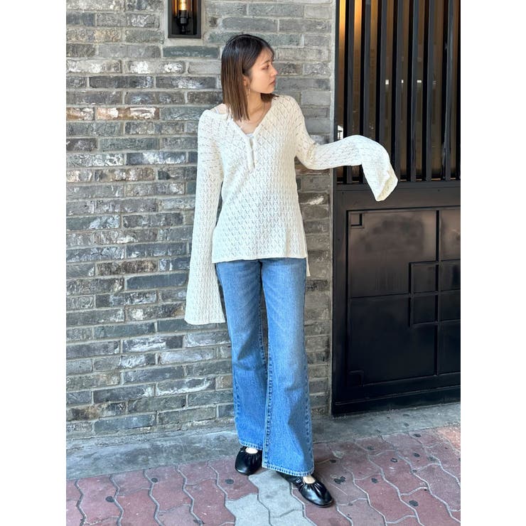 【WEB限定】ハイウエストフレアデニム | Ungrid | 詳細画像21 