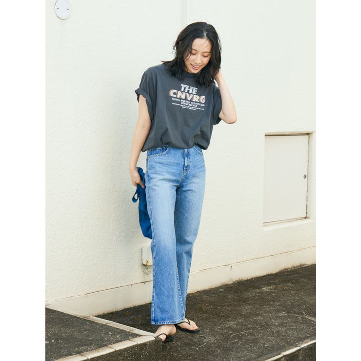 【WEB限定】ハイウエストフレアデニム | Ungrid | 詳細画像5 