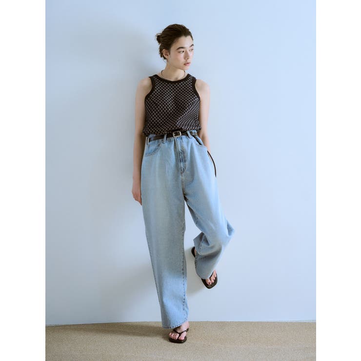 ルーズフィットテーパードデニム | Ungrid | 詳細画像4 