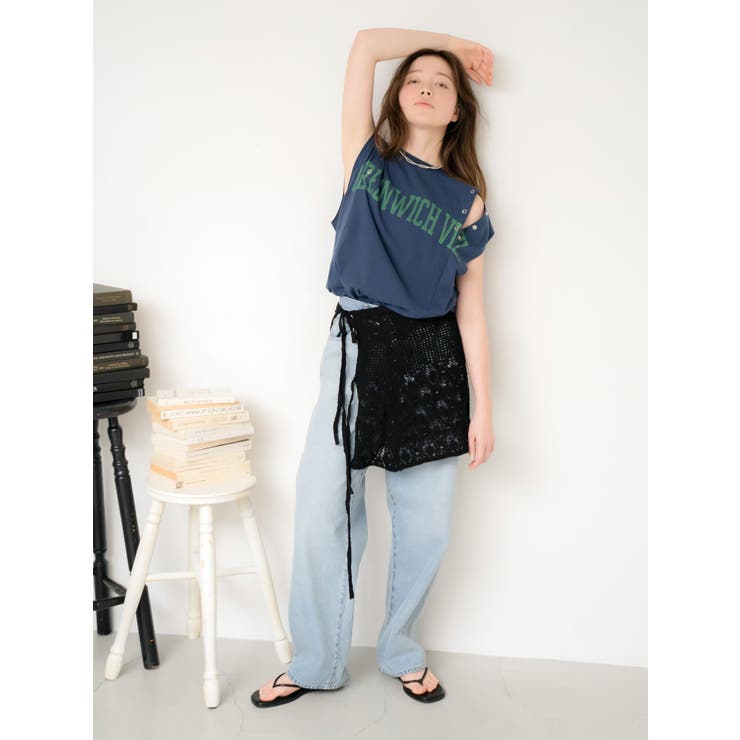 ルーズフィットテーパードデニム | Ungrid | 詳細画像9 