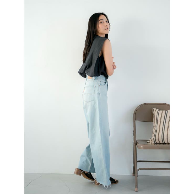 カットオフバギールーズデニム | Ungrid | 詳細画像13 