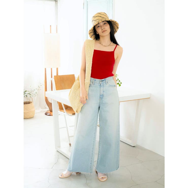 スクエアネックニットキャミ | Ungrid | 詳細画像3 