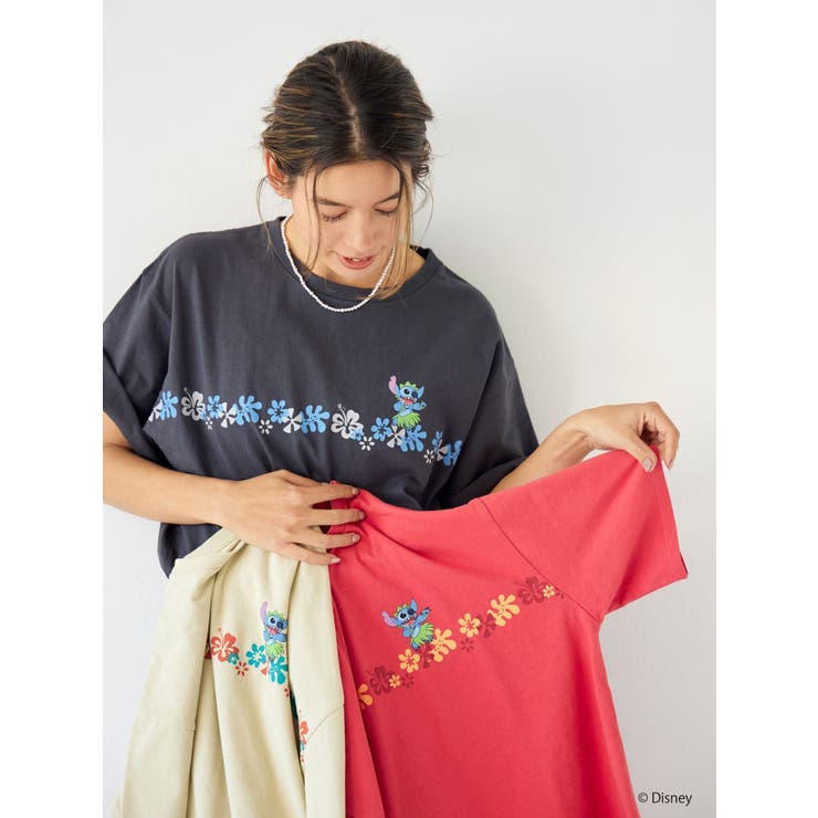 スティッチデザインプリントTee | Ungrid | 詳細画像2 