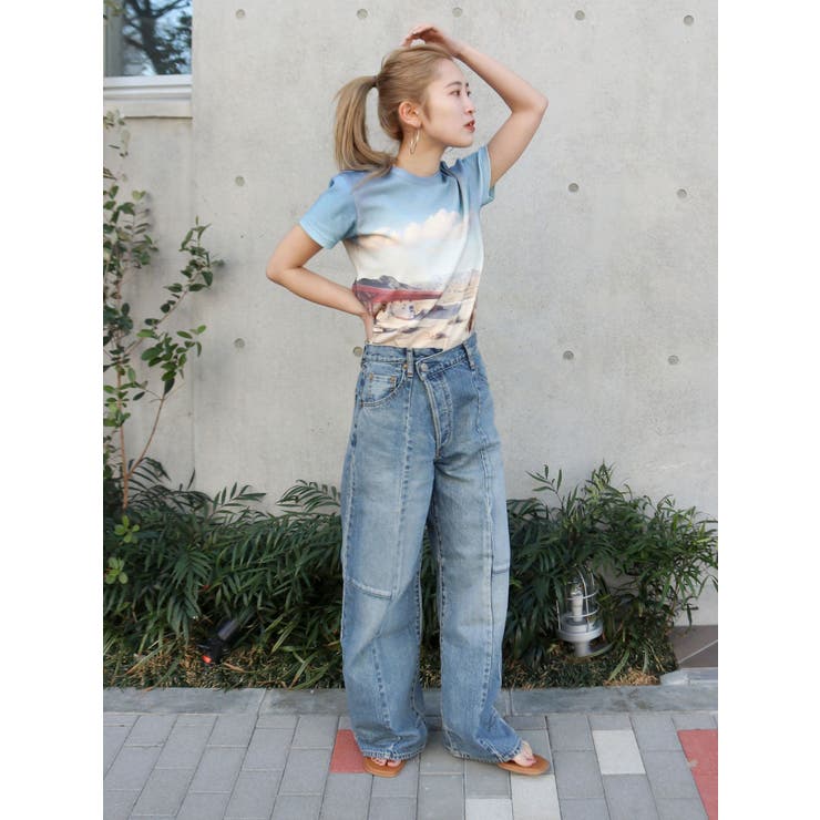 総柄フォトプリントTee[品番：MKSW0063947]｜Ungrid（アン