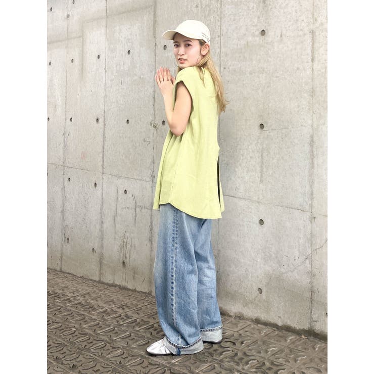 バックスリットワッフルタンクトップ | Ungrid | 詳細画像12 