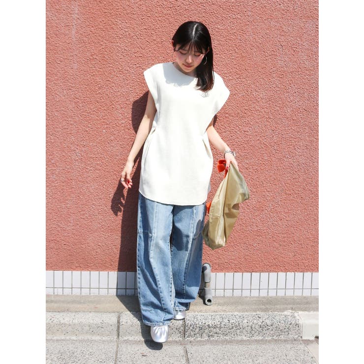 バックスリットワッフルタンクトップ | Ungrid | 詳細画像16 