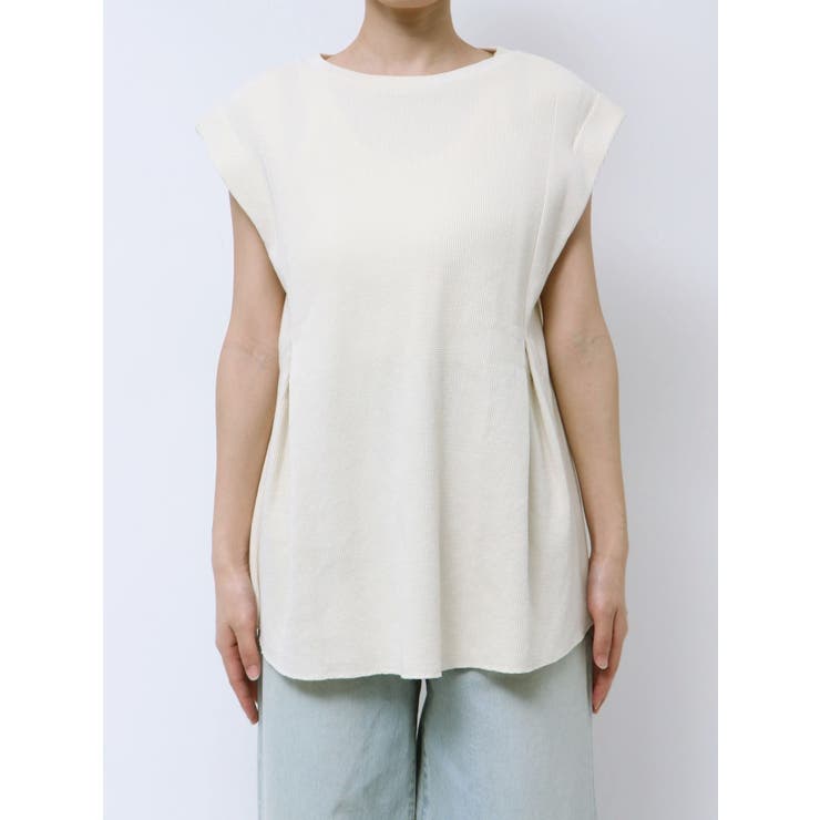 バックスリットワッフルタンクトップ | Ungrid | 詳細画像17 