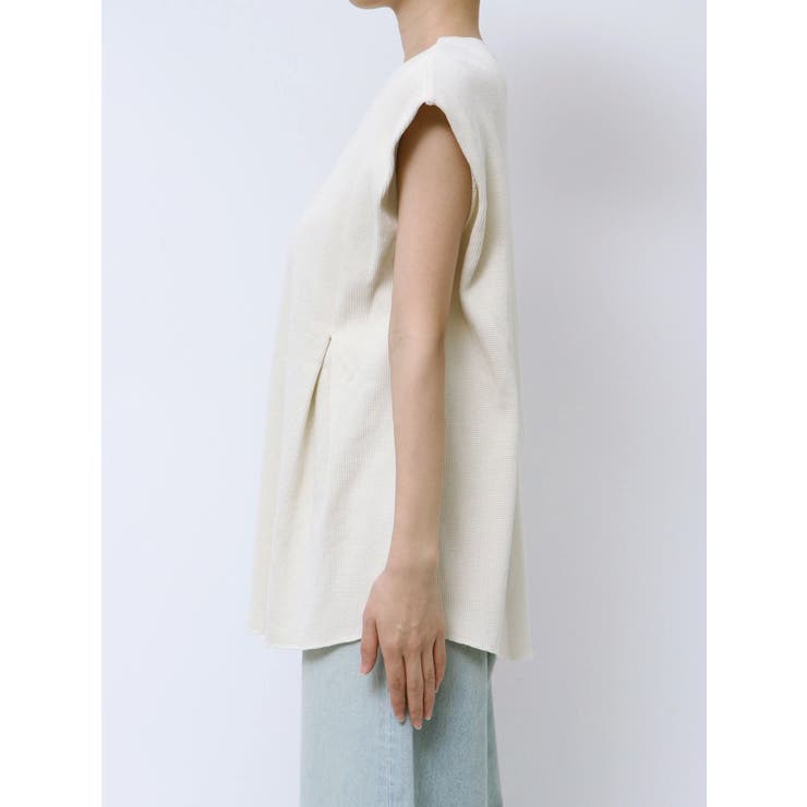 バックスリットワッフルタンクトップ | Ungrid | 詳細画像18 