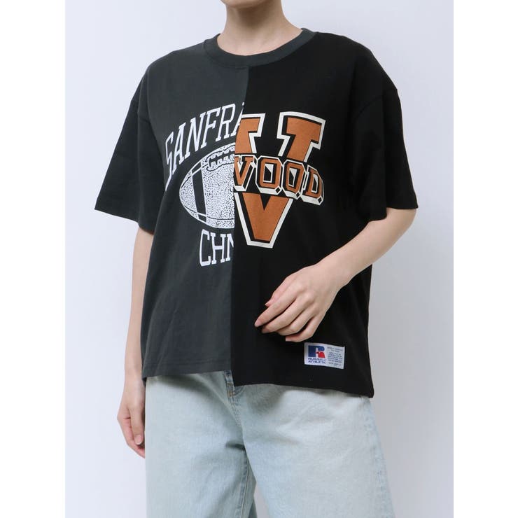 Ungrid - ungrid【新品タグ付】ChampionリメイクTee★TODAYFUL Ungrid ChampionリメイクTee ブラック -ファッション通販
