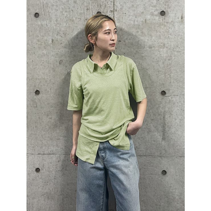 リネン混タンクトップ | Ungrid | 詳細画像12 