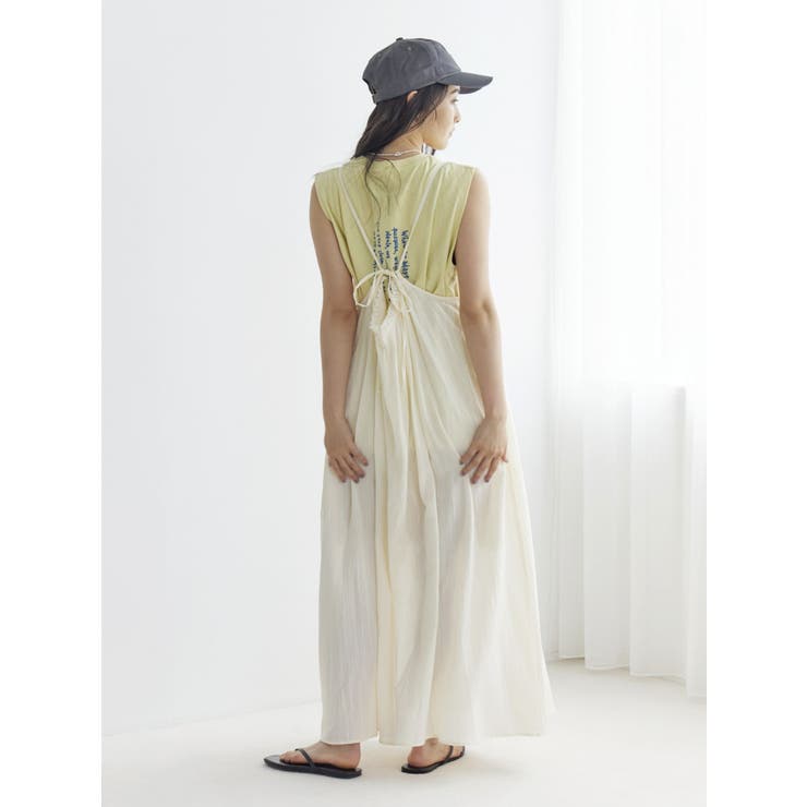 カラーエンブロイダリータンクトップ | Ungrid | 詳細画像6 