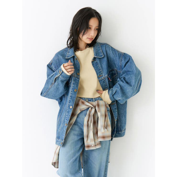 ビッグシルエットデニムジャケット | Ungrid | 詳細画像3 