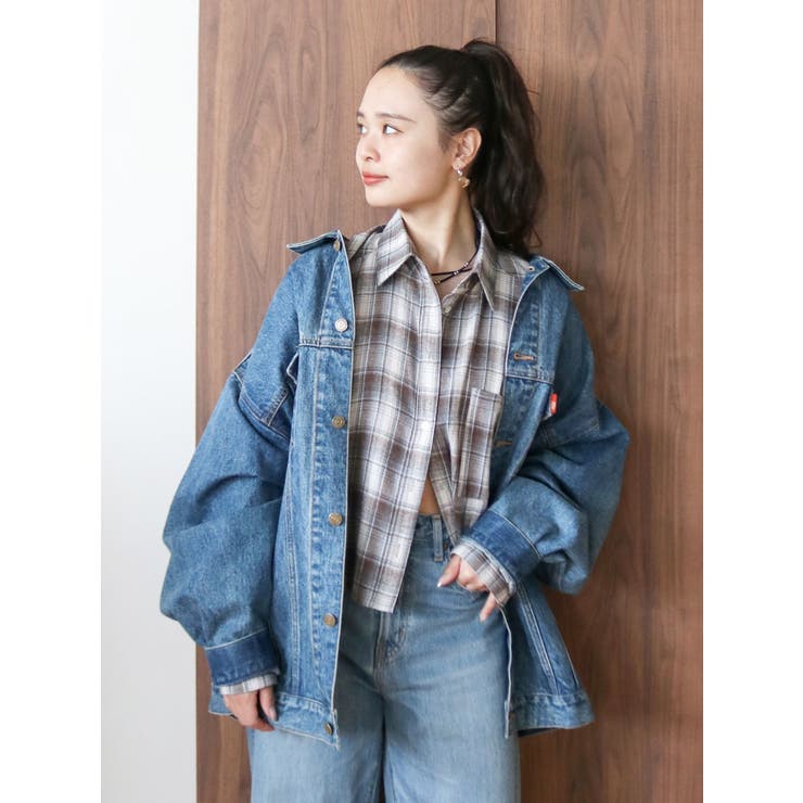 ビッグシルエットデニムジャケット | Ungrid | 詳細画像37 