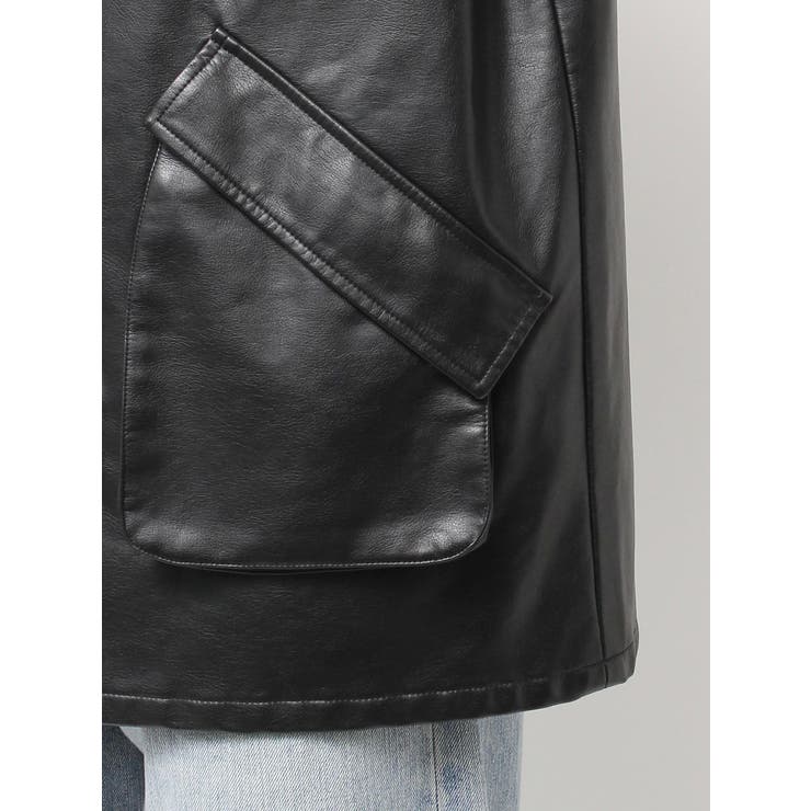 フェイクレザーベスト | Ungrid | 詳細画像23