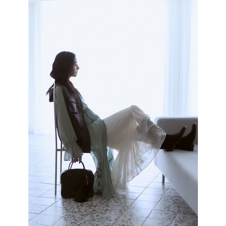 フェイクレザーベスト | Ungrid | 詳細画像3