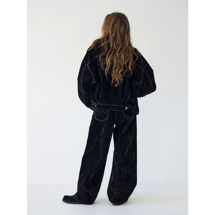 フロッキー起毛デニムジャケット[品番：MKSW0065204]｜Ungrid