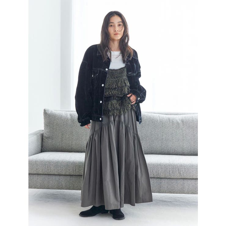 フロッキー起毛デニムジャケット[品番：MKSW0065204]｜Ungrid（アン