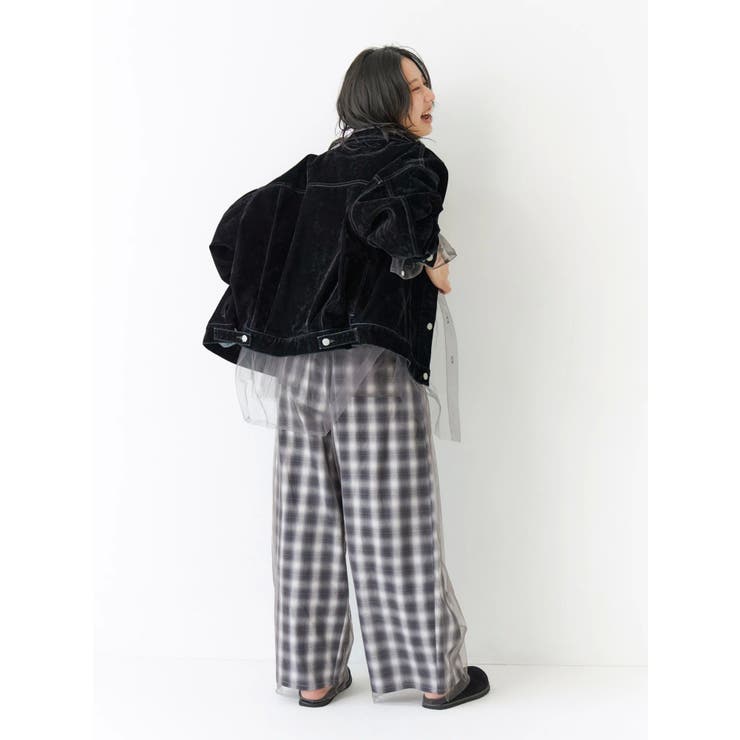 フロッキー起毛デニムジャケット[品番：MKSW0065204]｜Ungrid（アン