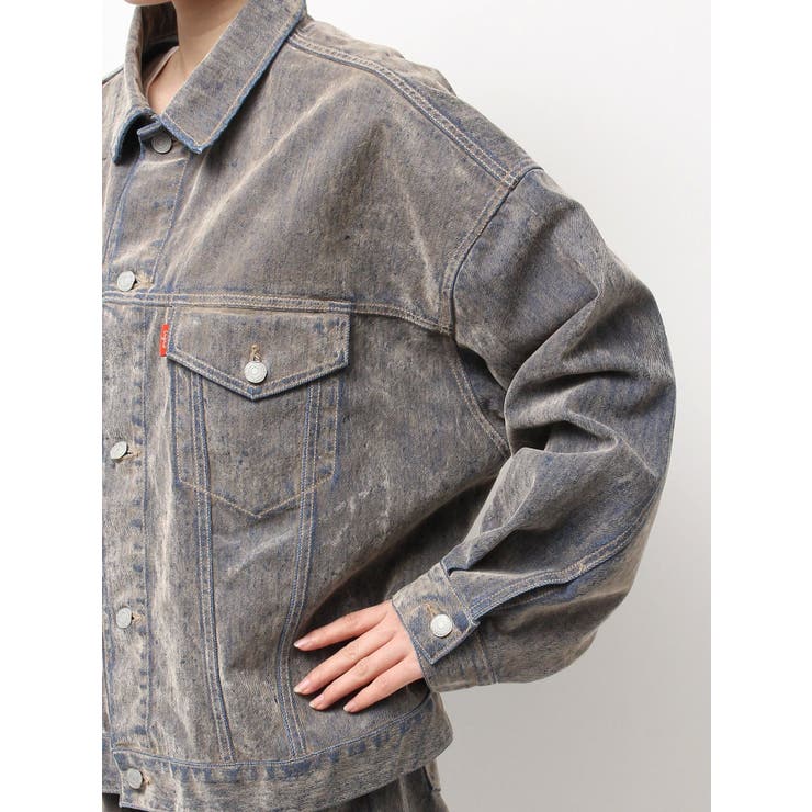 フロッキー起毛デニムジャケット[品番：MKSW0065204]｜Ungrid（アン