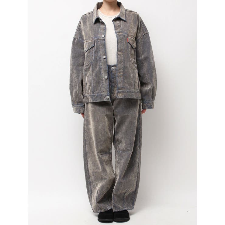 フロッキー起毛デニムジャケット[品番：MKSW0065204]｜Ungrid（アン