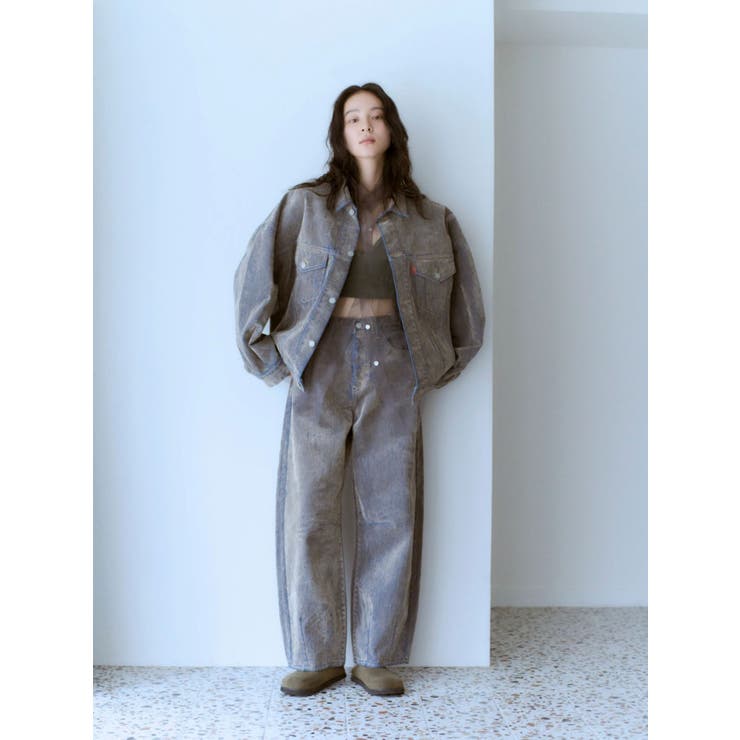 フロッキー起毛デニムジャケット[品番：MKSW0065204]｜Ungrid（アン