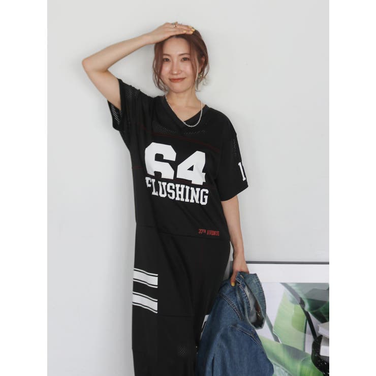 ロゴデザインカットワンピース | Ungrid | 詳細画像10 