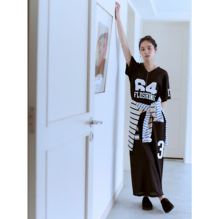 ロゴデザインカットワンピース | Ungrid | 詳細画像2 