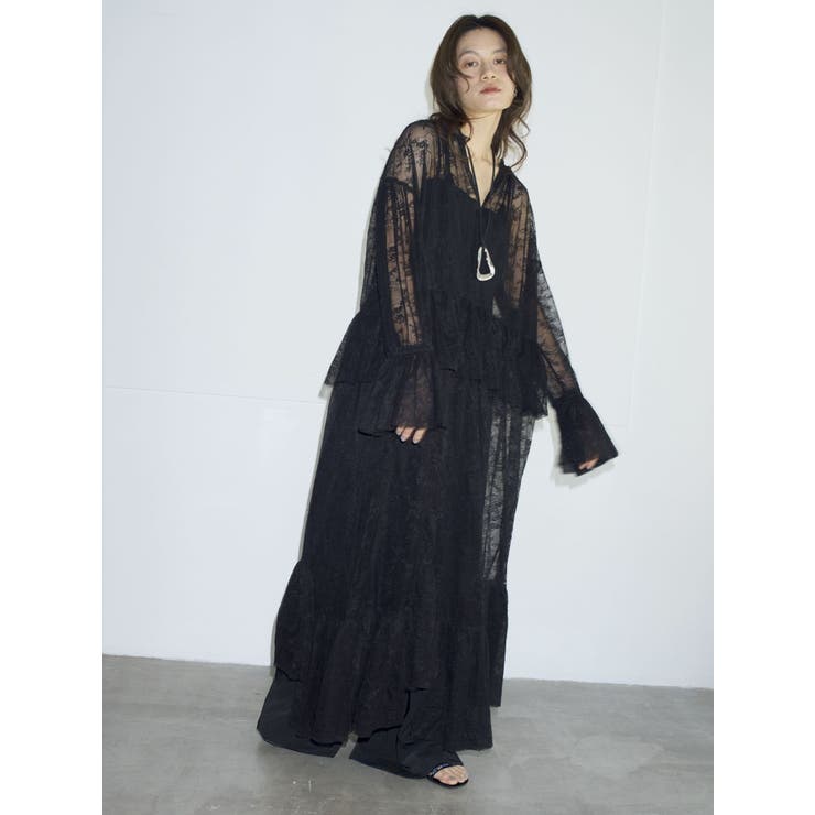 【Htage】サイドオープンベアトップコンビネゾン | Ungrid | 詳細画像4 