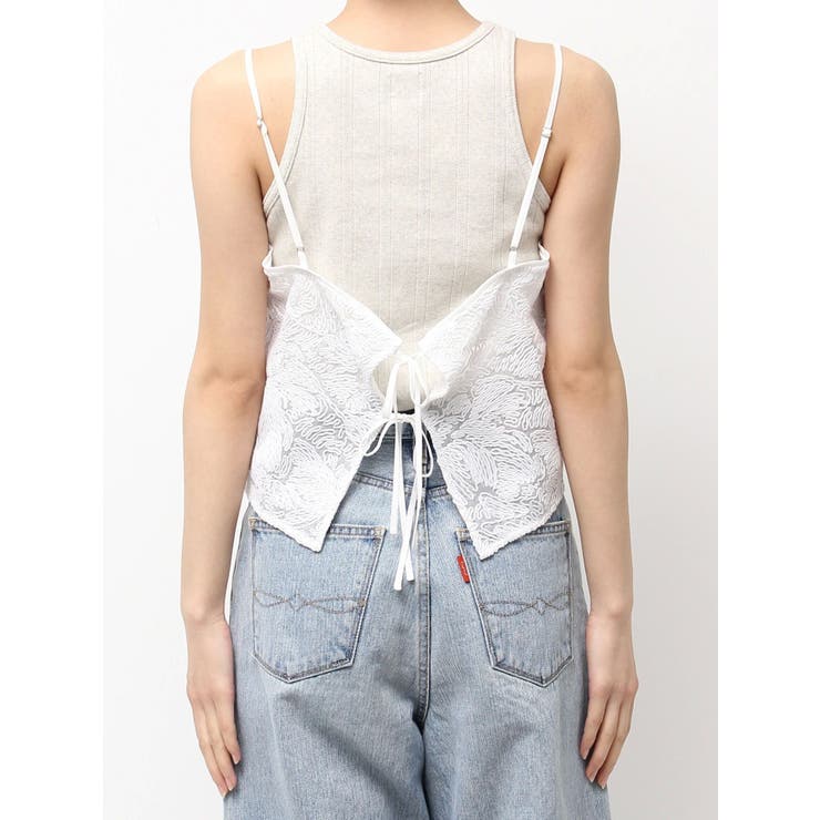 テープ刺繍キャミソール | Ungrid | 詳細画像17 