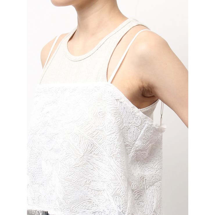 テープ刺繍キャミソール | Ungrid | 詳細画像19 