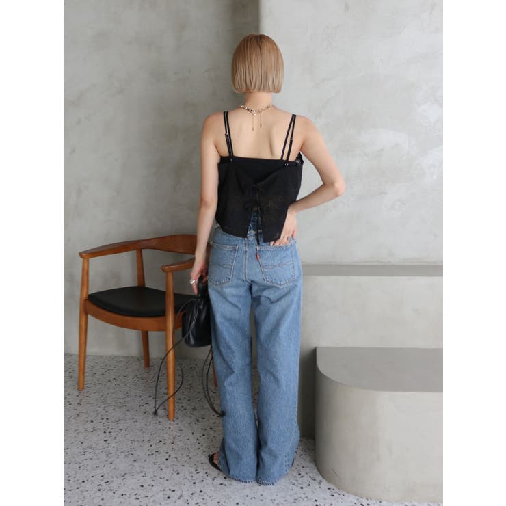 テープ刺繍キャミソール | Ungrid | 詳細画像6 