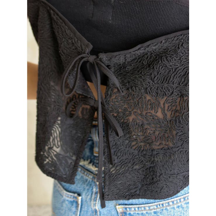 テープ刺繍キャミソール | Ungrid | 詳細画像9 