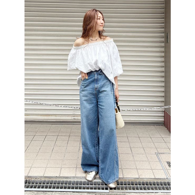 オフショルラメドビーハーフスリーブブラウス | Ungrid | 詳細画像18 