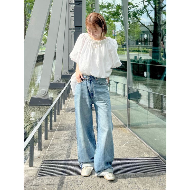 オフショルラメドビーハーフスリーブブラウス | Ungrid | 詳細画像19 