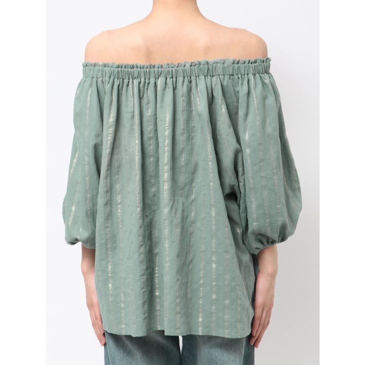 オフショルラメドビーハーフスリーブブラウス | Ungrid | 詳細画像23 