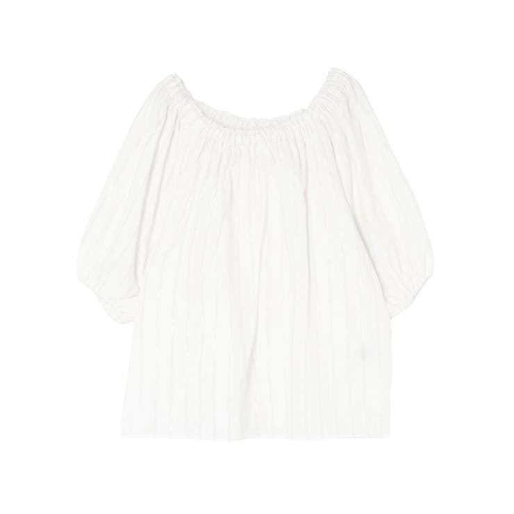 オフショルラメドビーハーフスリーブブラウス | Ungrid | 詳細画像32 