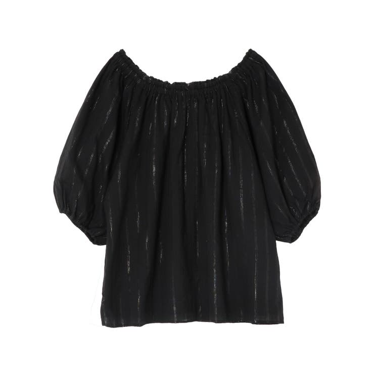 オフショルラメドビーハーフスリーブブラウス | Ungrid | 詳細画像33 