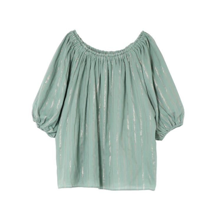 オフショルラメドビーハーフスリーブブラウス | Ungrid | 詳細画像34 