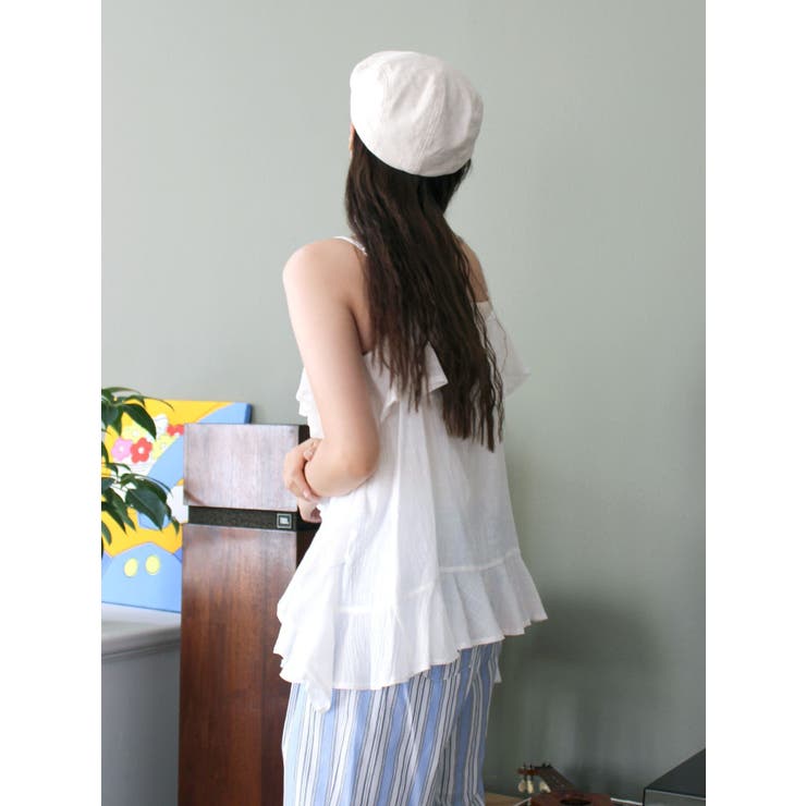 コットンフリルキャミ | Ungrid | 詳細画像22 