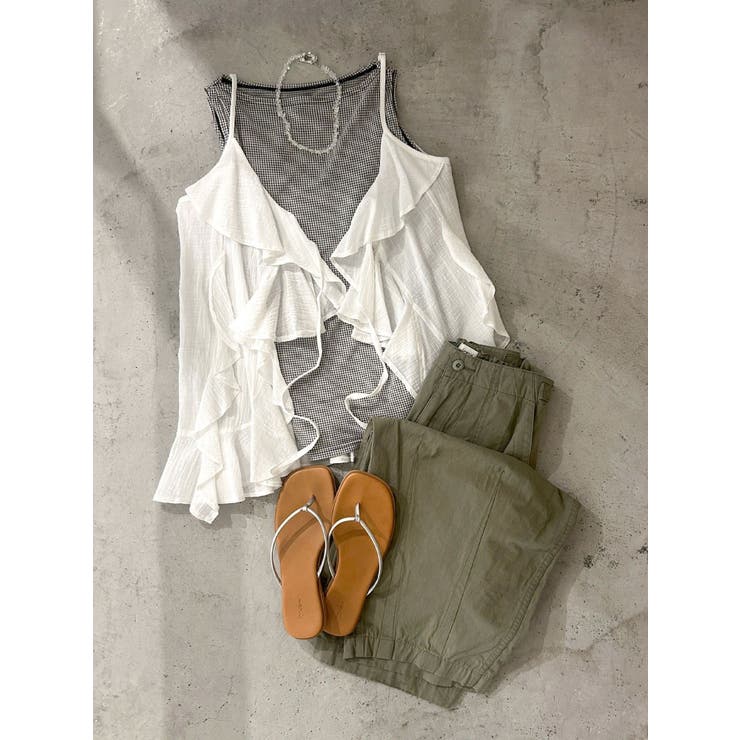 コットンフリルキャミ | Ungrid | 詳細画像27 