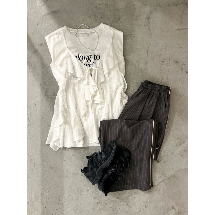 コットンフリルキャミ | Ungrid | 詳細画像28 