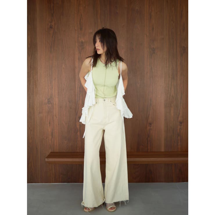 コットンフリルキャミ | Ungrid | 詳細画像4 