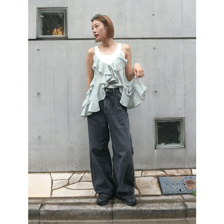 コットンフリルキャミ | Ungrid | 詳細画像8 